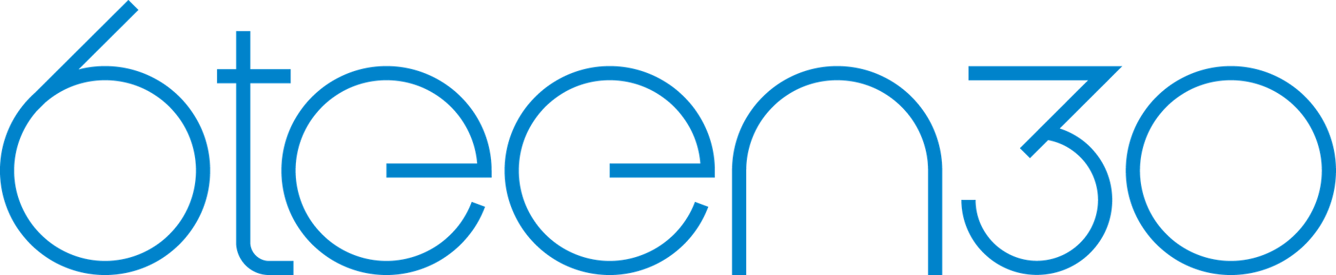 6teen30 Logo_No Digital - Blue